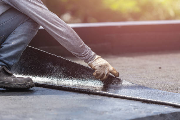 Professional Waterproofing technician working in Rochester, IN